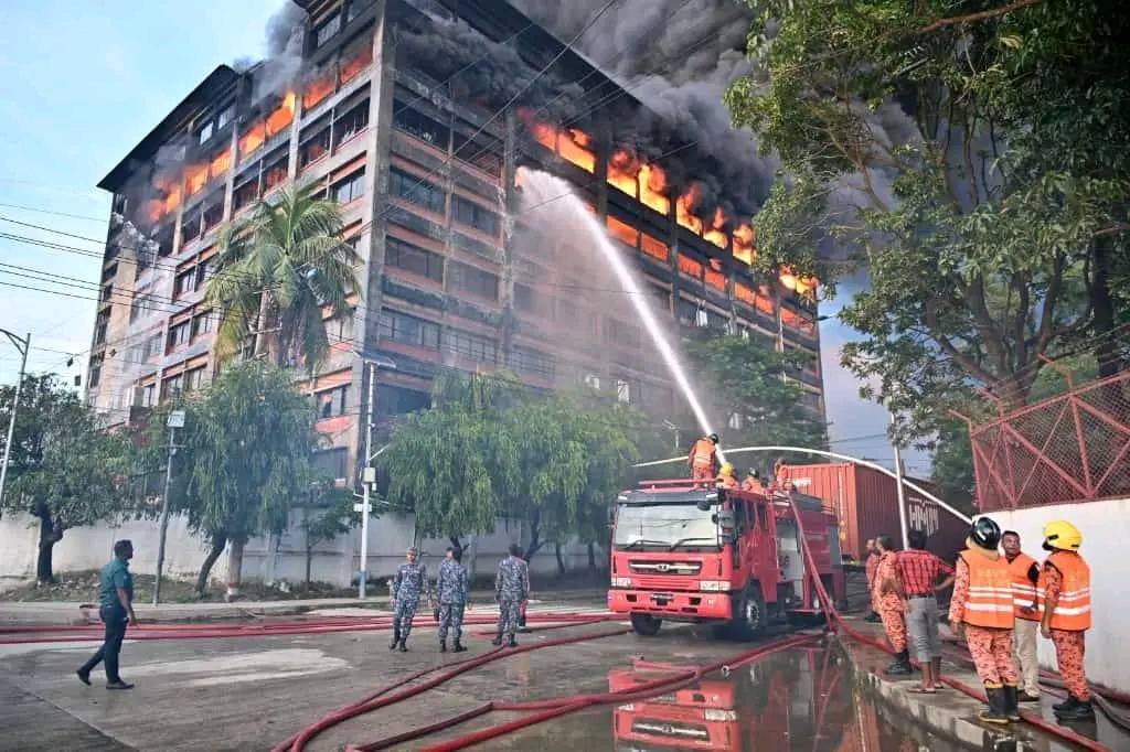 Chittagong garment factory fire 2025